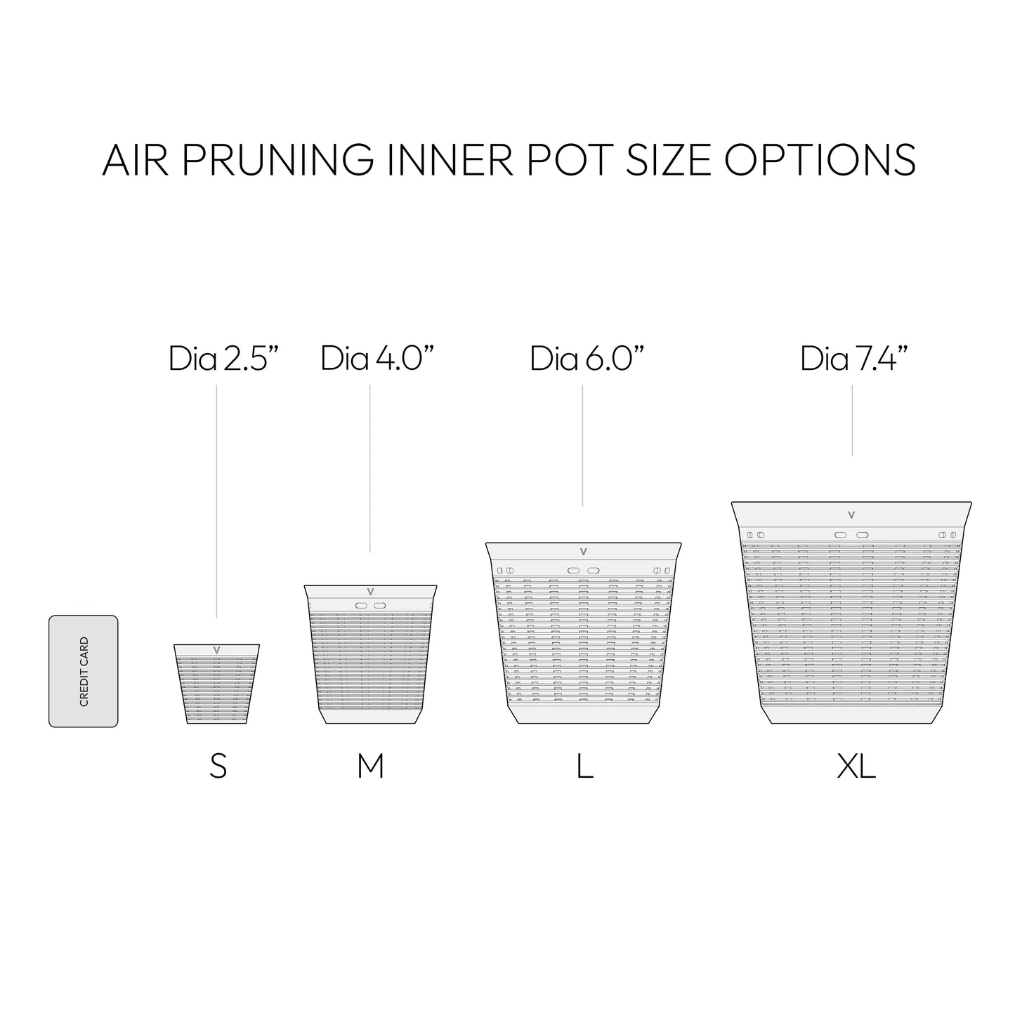RILL SELF-WATERING & AIR PRUNING PLANTER