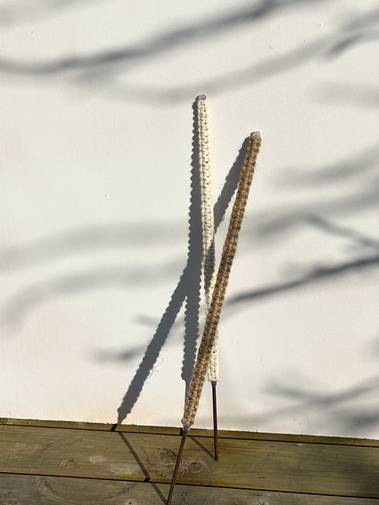 Handmade Macrame Plant Support Stick